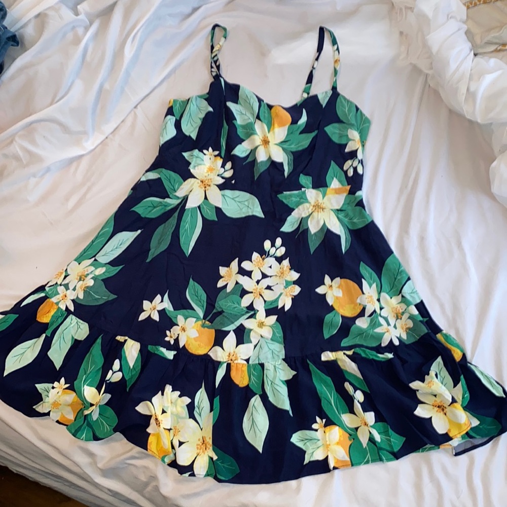 Old Navy, floral printed, spaghetti strapped dress